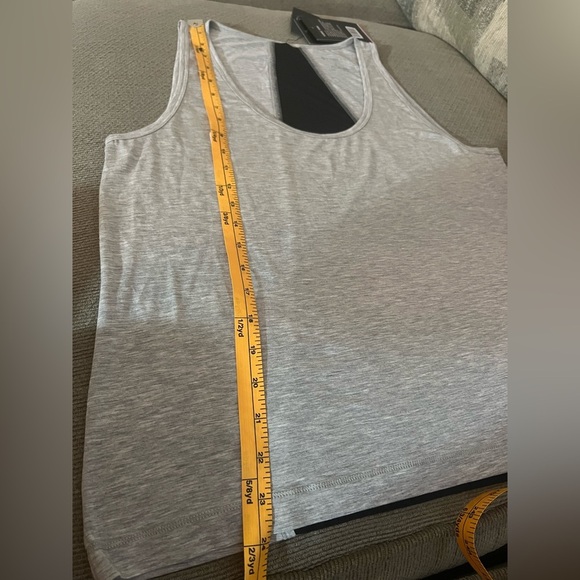 Fourlaps Surge Sleeveless Tank Top In Heather Grey - Medium NWT - Picture 6 of 13